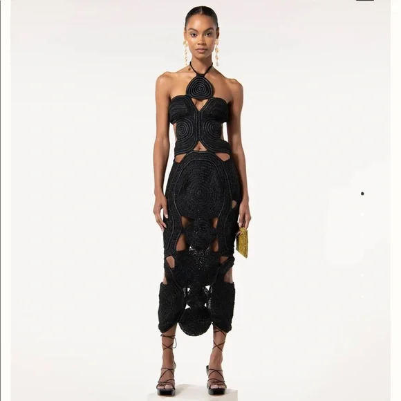 cult gaia | Dresses | Cultgaia Shenaz Crochet Dress | Poshmark